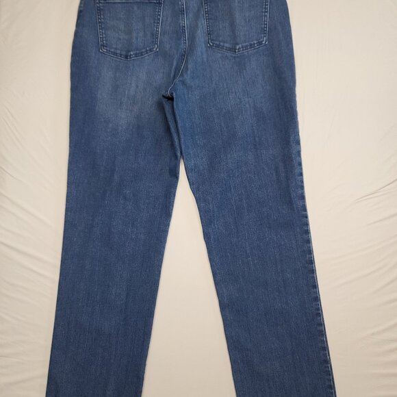Gloria Vanderbilt Amanda Jeans Womens 16 Long High Rise Straight Leg 36 X 32 - Picture 9 of 16
